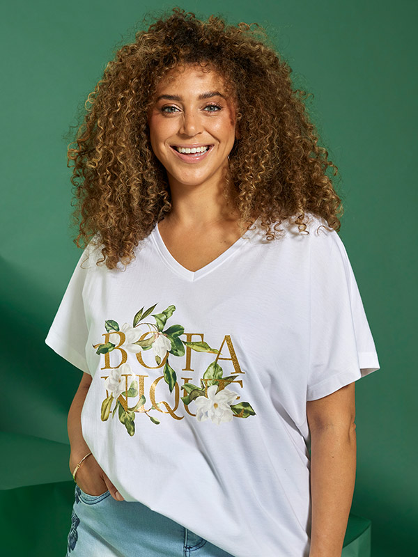 ZH-LEIA - Plus Size T-paita fra Zhenzi