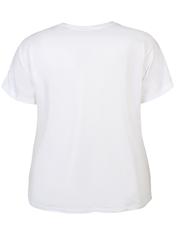 ZH-LEIA - Plus Size T-paita fra Zhenzi