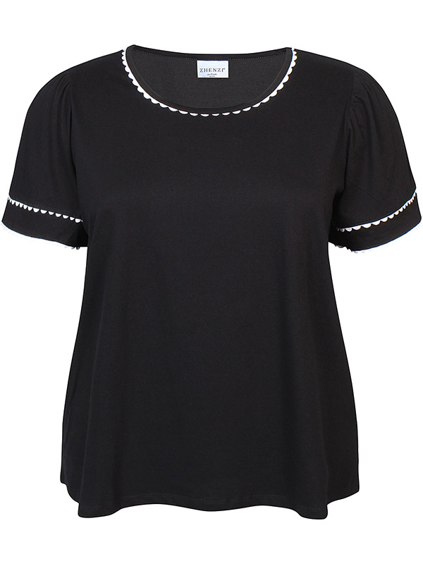 ZH-LEIA - Plus Size T-paita fra Zhenzi