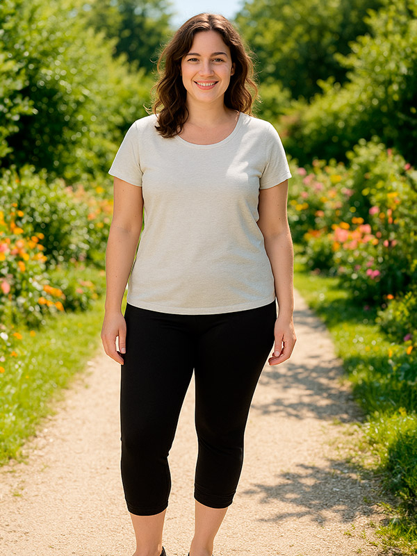 ZH-KANT - Plus Size Leggingsit fra Zhenzi