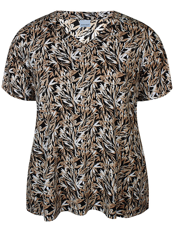 ZH-SYLVA - Plus Size T-paita fra Zhenzi