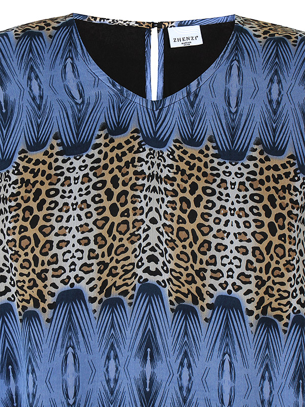 ZH-LILA - Plus Size Mekko fra Zhenzi
