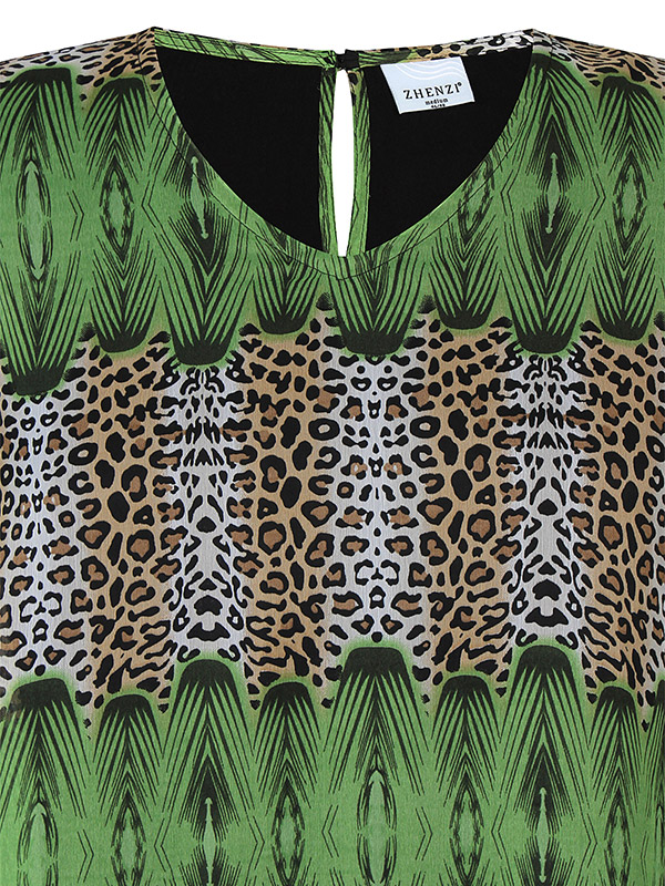 ZH-LILA - Plus Size Mekko fra Zhenzi