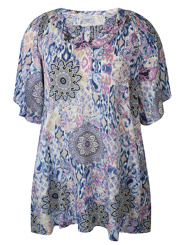 ZH-LYNE - Plus Size Tunic fra Zhenzi