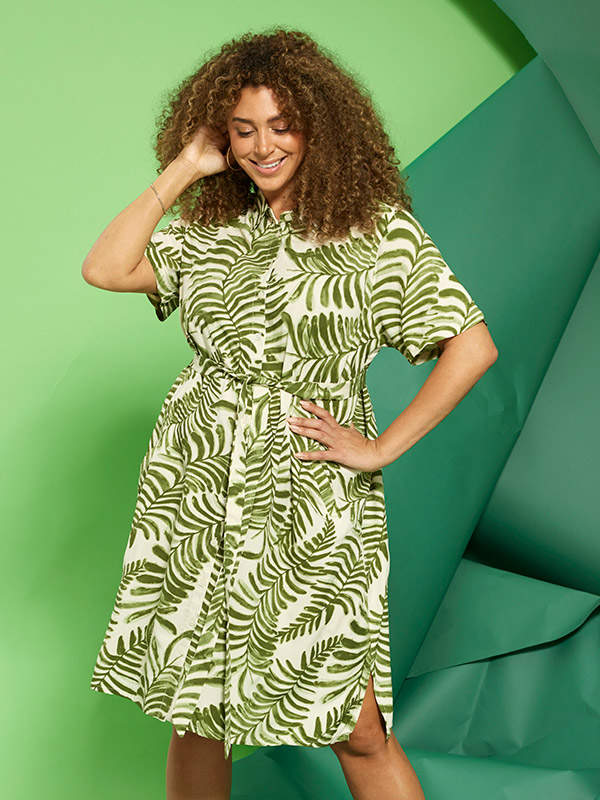 ZH-MACY - Plus Size Mekko fra Zhenzi