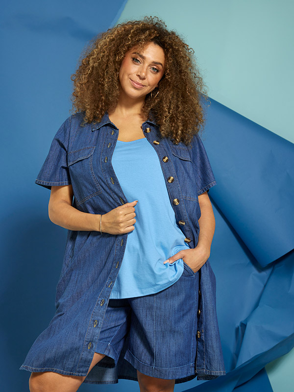 ZH-MIAH - Plus Size Mekko fra Zhenzi