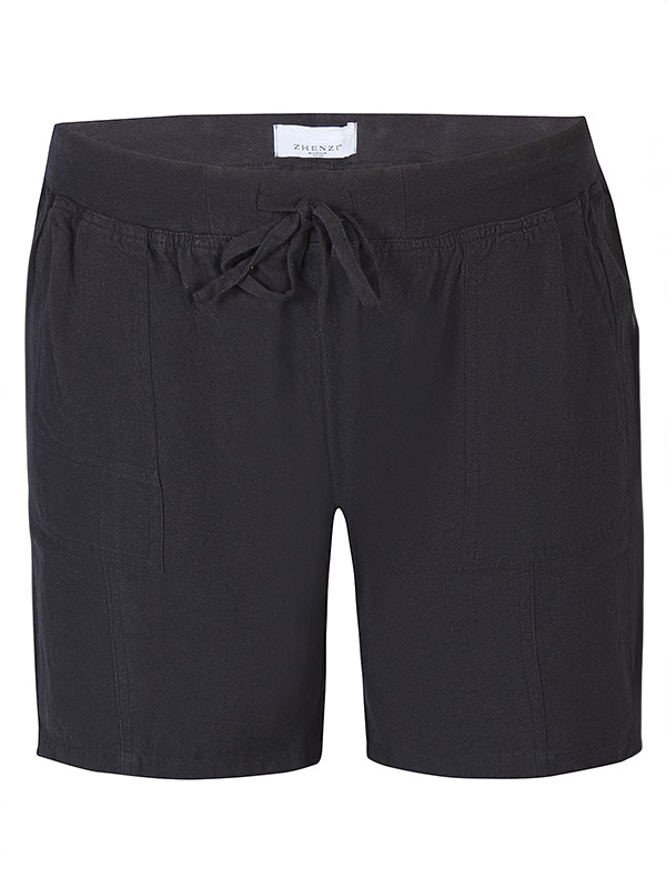 ZH-AMIN - Plus Size Shortsit fra Zhenzi