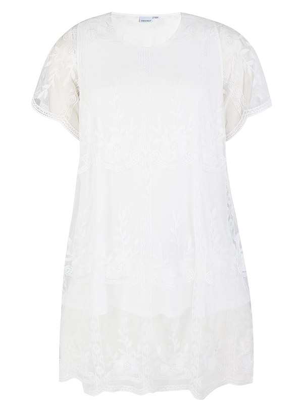 ZH-MYRT - Plus Size Mekko fra Zhenzi
