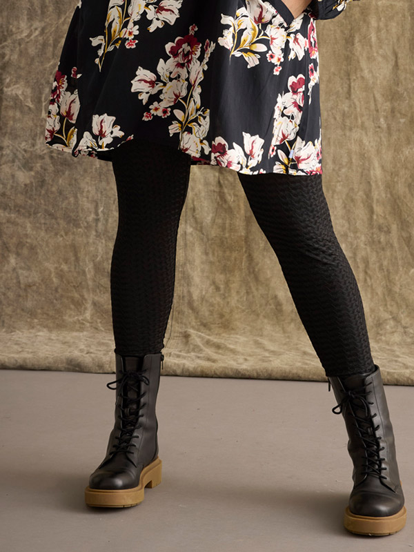 ZH-BLAKELY - Plus Size Leggingsit fra Zhenzi