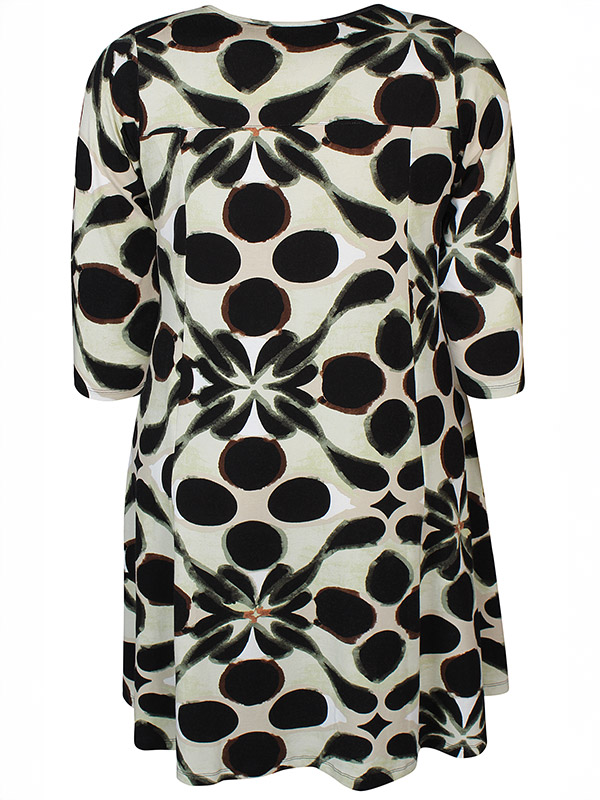 ZH-OCTA - Plus Size Mekko fra Zhenzi