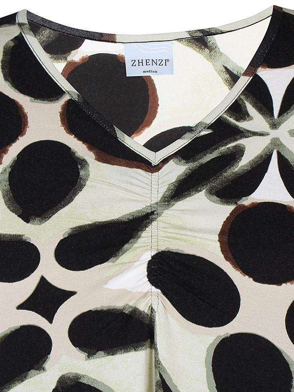 ZH-OCTA - Plus Size Mekko fra Zhenzi