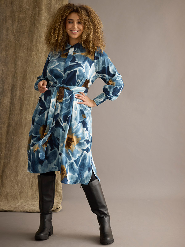 ZH-PERI - Plus Size Mekko fra Zhenzi
