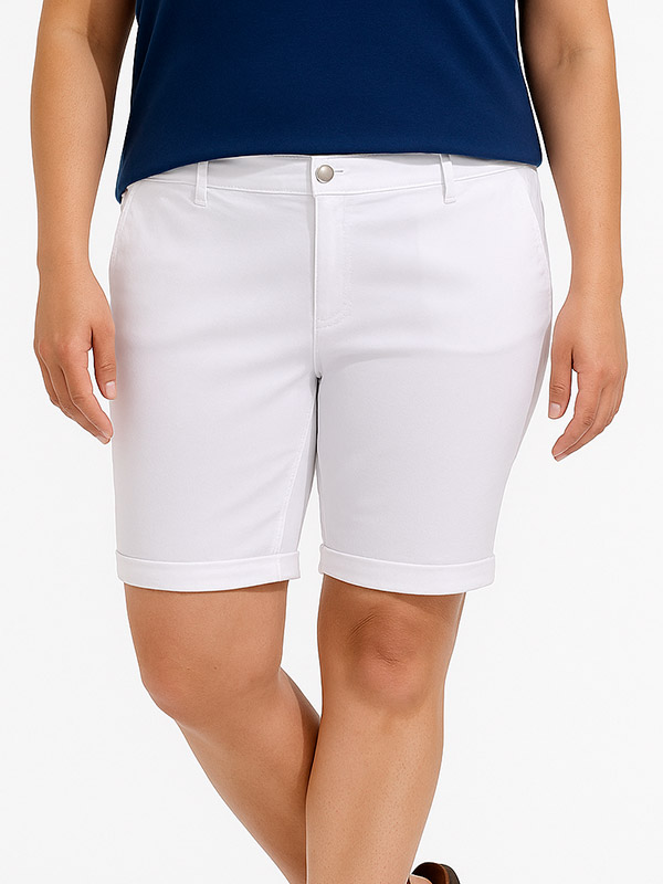 STEP - Plus Size Shortsit fra Zhenzi