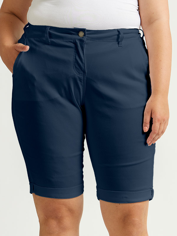 STEP - Plus Size Shortsit fra Zhenzi