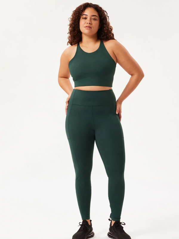 POCKET - Plus Size Treenitightsit fra Girlfriend Collective