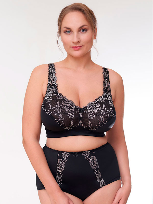BEATE WIRELESS - Plus Size Ilman kaaria liivit fra Plaisir