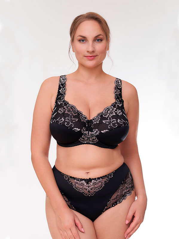 BEATE PLAIN - Plus Size Kaaret liivit fra Plaisir