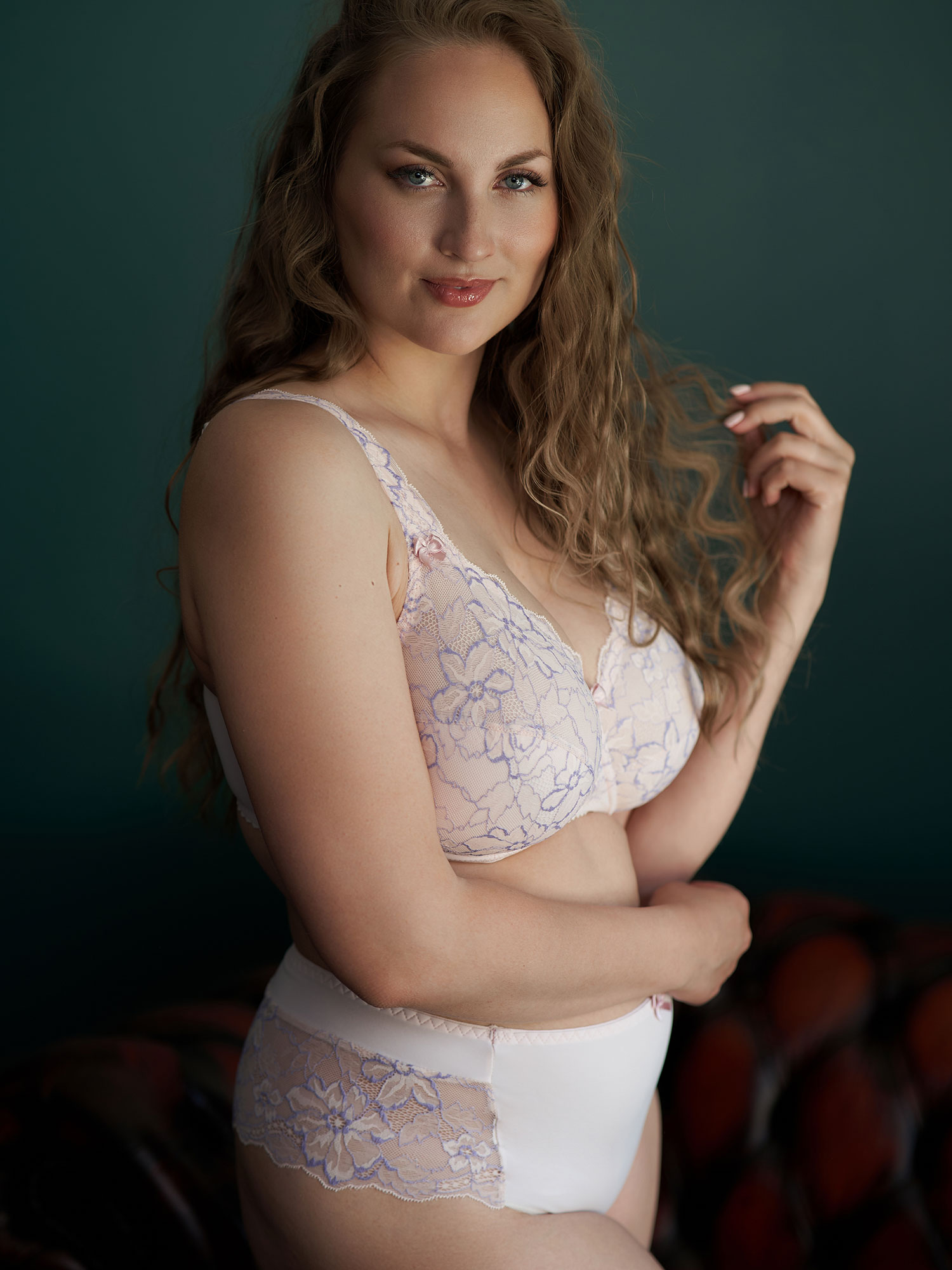 BEATE FULL LACE - Plus Size Kaaret liivit fra Plaisir