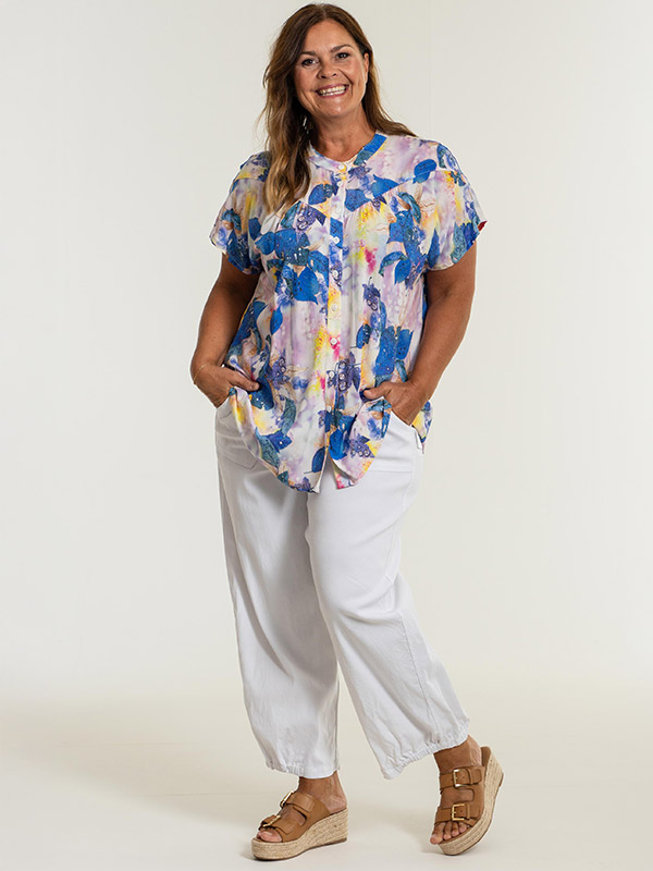 CLARA - Plus Size Housut fra Gozzip