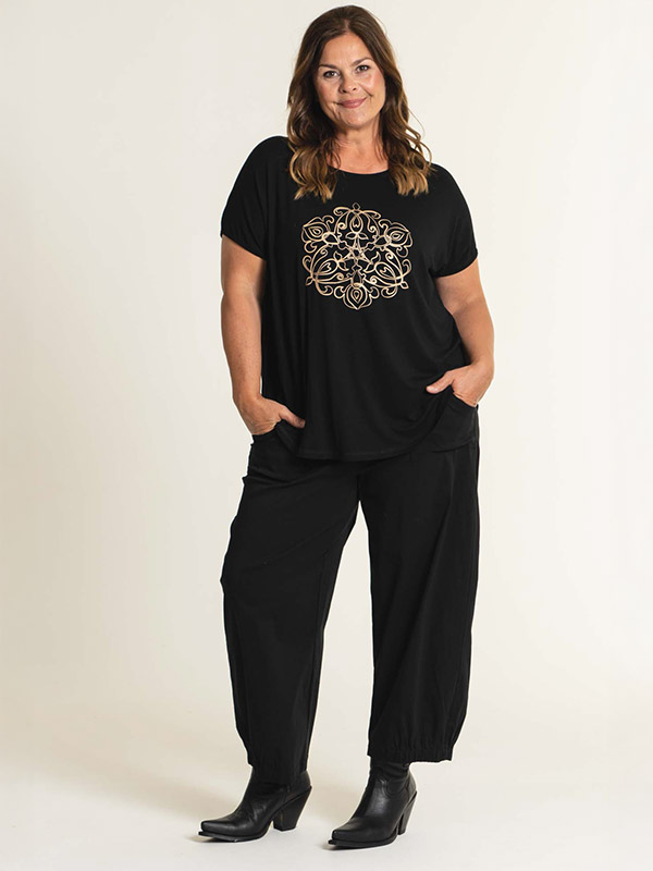 CLARA  - Plus Size Housut fra Gozzip