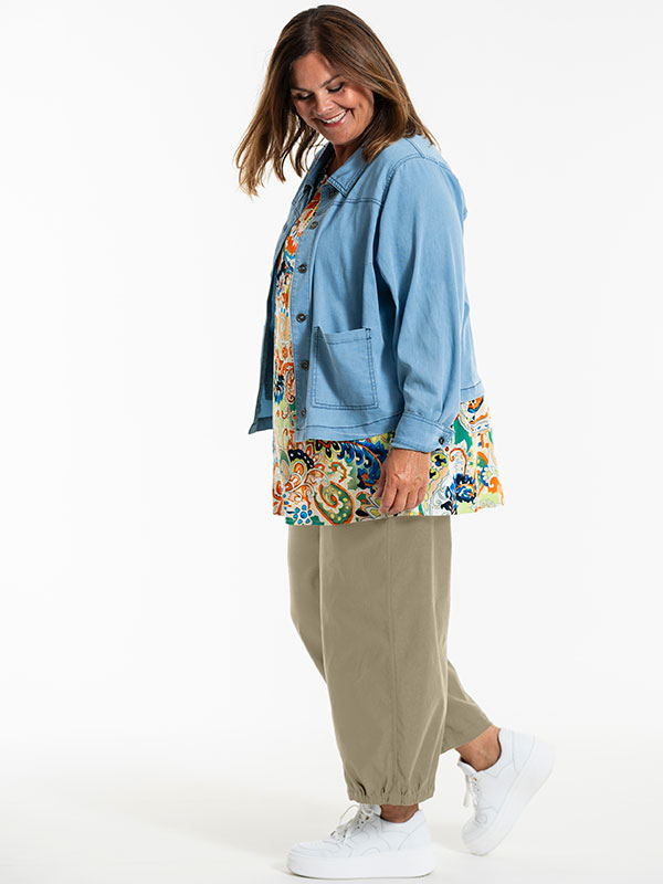 CLARA - Plus Size Housut fra Gozzip