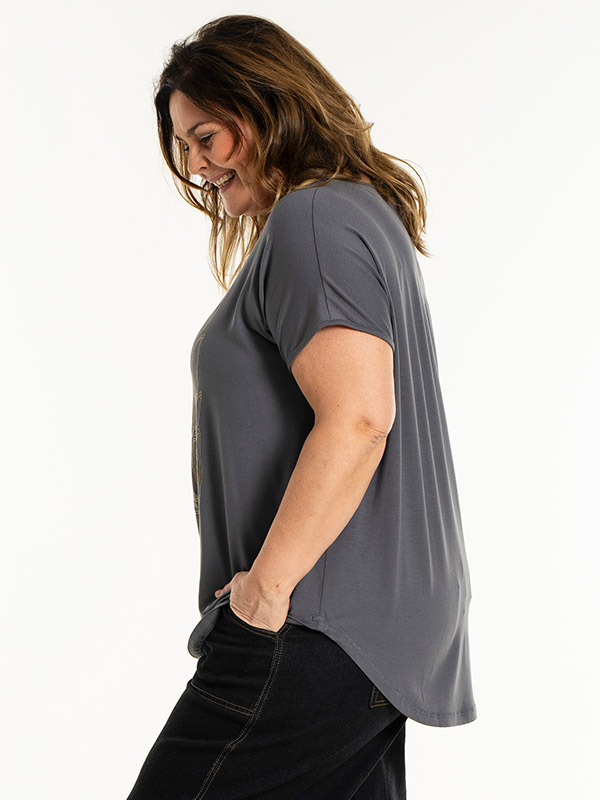 GITTE - Plus Size T-paita fra Gozzip