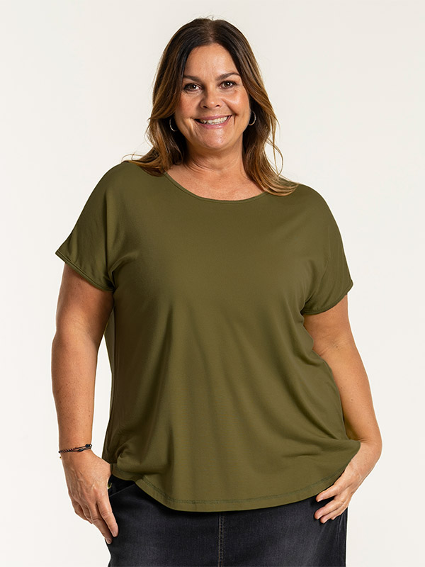 GITTE - Plus Size T-paita fra Gozzip