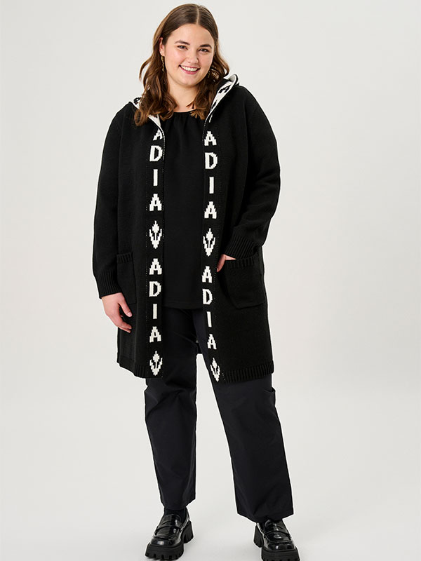 ADGLORIA - Plus Size Neuletakki fra Adia