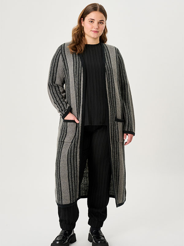 ADGRACE - Plus Size Neuletakki fra Adia