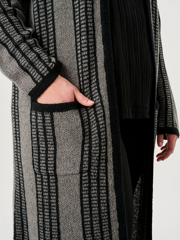 ADGRACE - Plus Size Neuletakki fra Adia