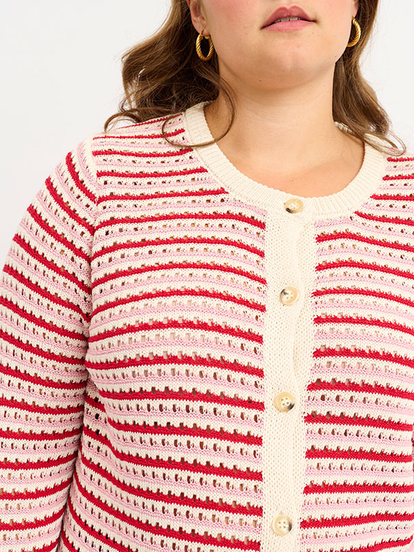 ADVENUS - Plus Size Neuletakki fra Adia