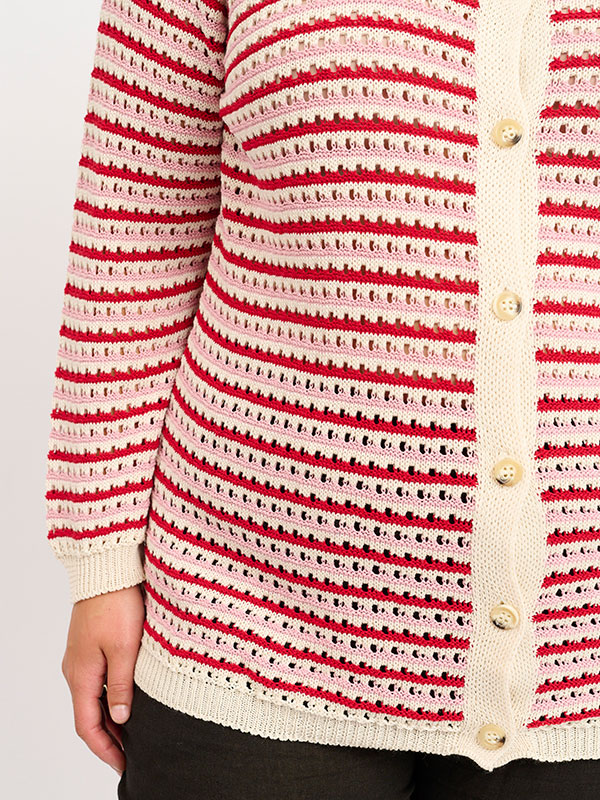 ADVENUS - Plus Size Neuletakki fra Adia