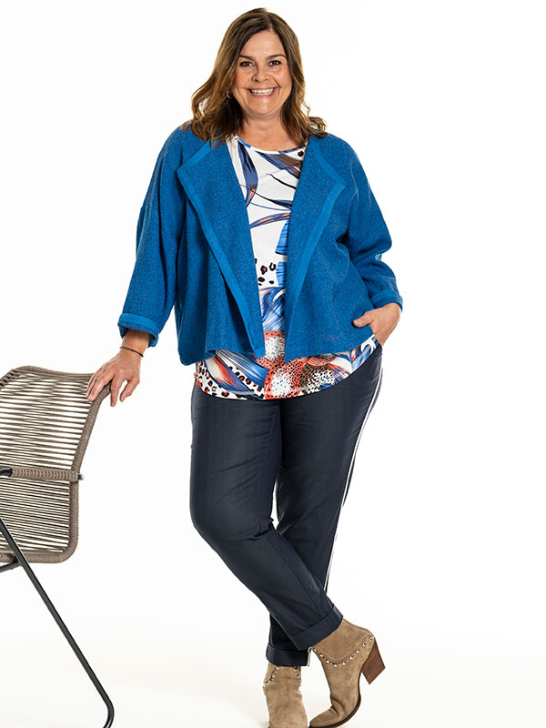 FIVA - Plus Size Neuletakki fra Gozzip