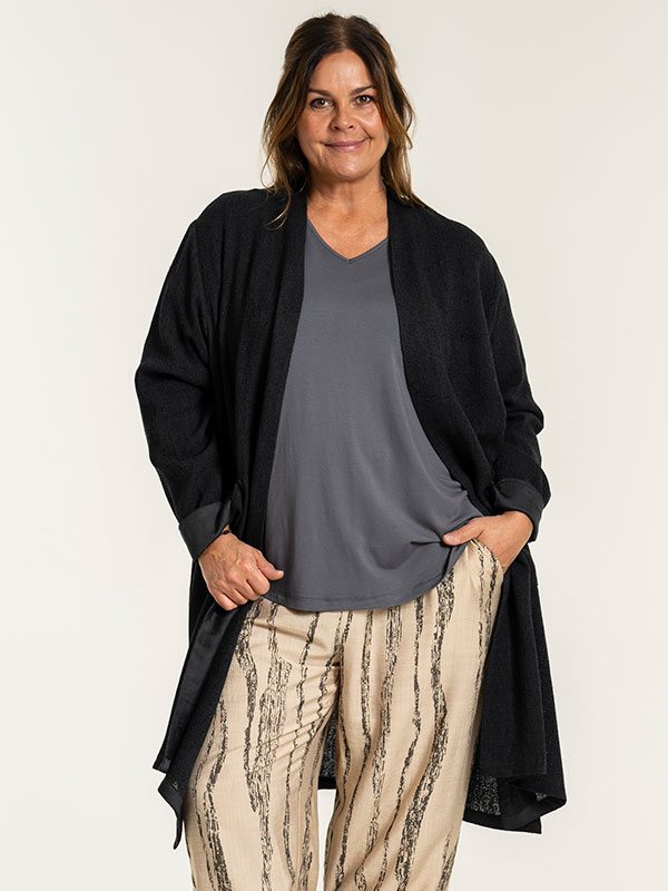 FRANCE - Plus Size Neuletakki fra Gozzip