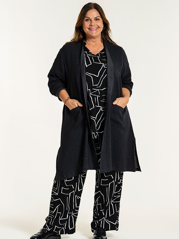 FRANCE - Plus Size Neuletakki fra Gozzip