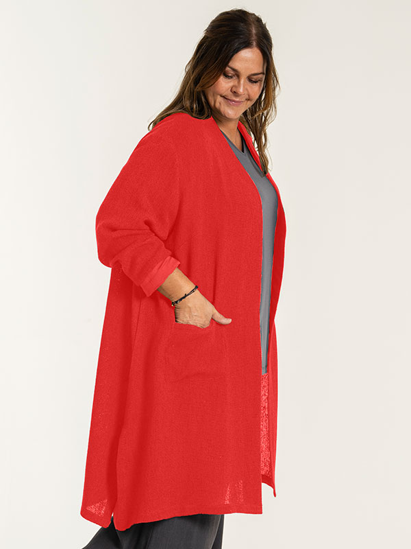 FRANCE - Plus Size Neuletakki fra Gozzip