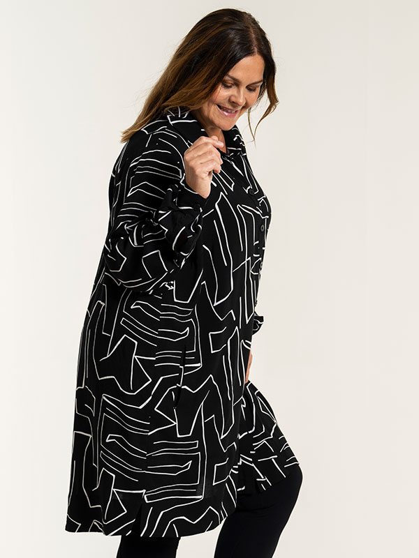 ARNA - Plus Size Tunic fra Gozzip