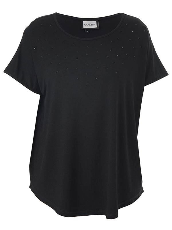 GITTE - Plus Size T-paita fra Gozzip