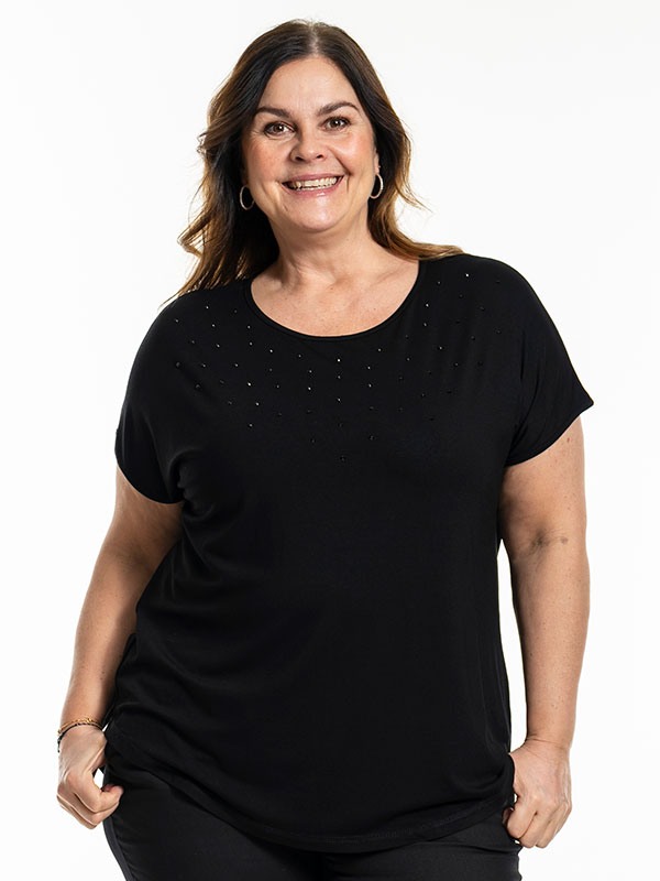 GITTE - Plus Size T-paita fra Gozzip