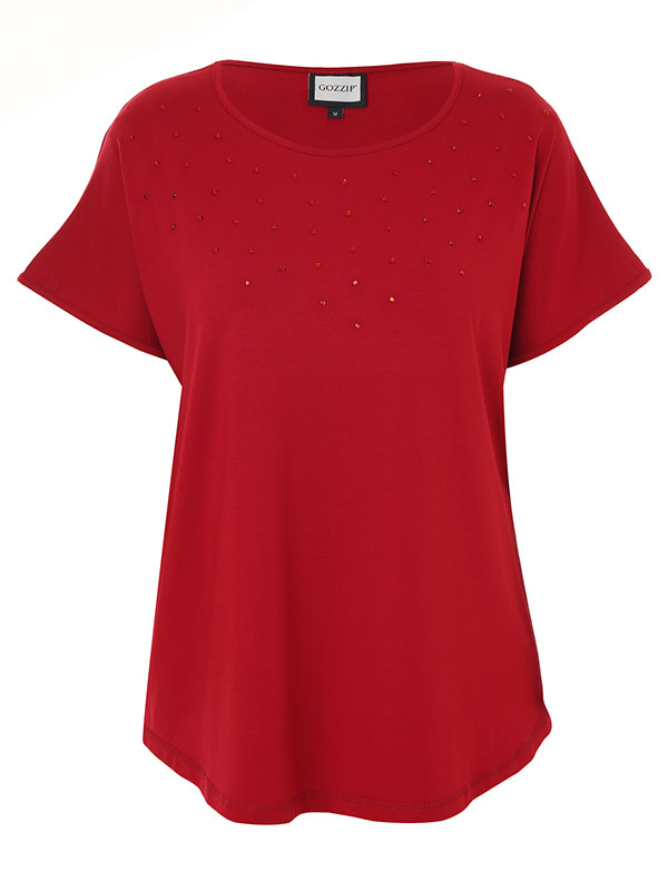 GITTE - Plus Size T-paita fra Gozzip