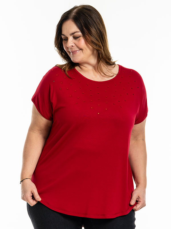GITTE - Plus Size T-paita fra Gozzip
