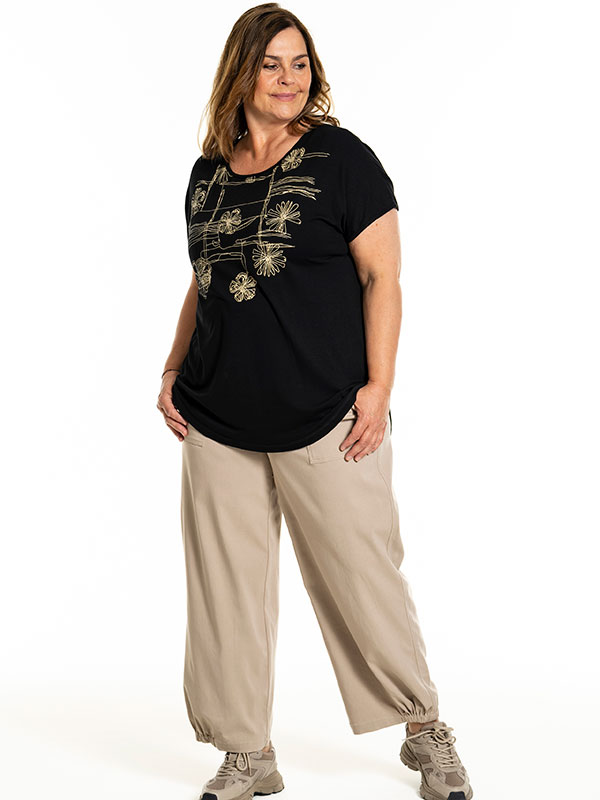GITTE - Plus Size T-paita fra Gozzip