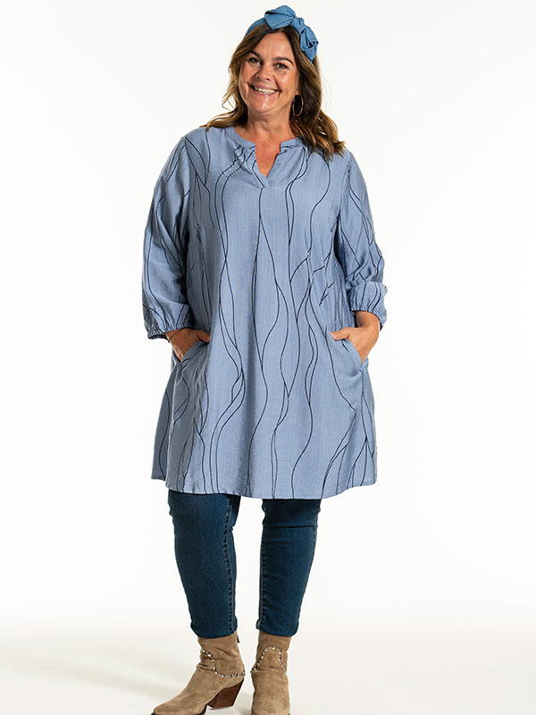 JEANA - Plus Size Tunic fra Gozzip