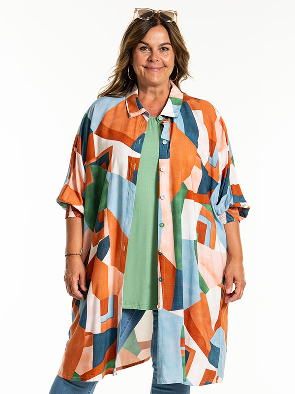 GERDA - Plus Size Tunic fra Gozzip