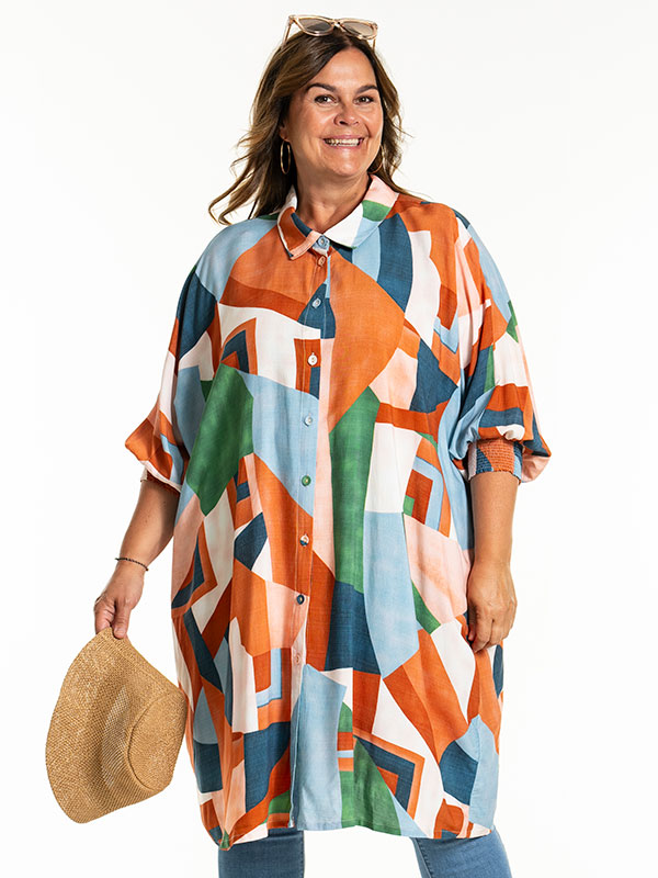 GERDA - Plus Size Tunic fra Gozzip
