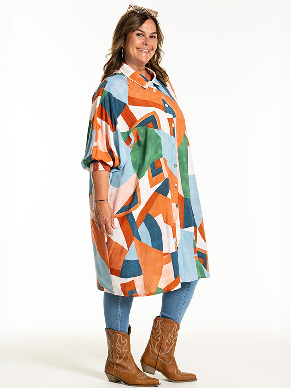 GERDA - Plus Size Tunic fra Gozzip