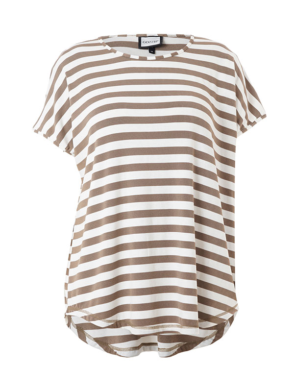GITTE - Plus Size T-paita fra Gozzip