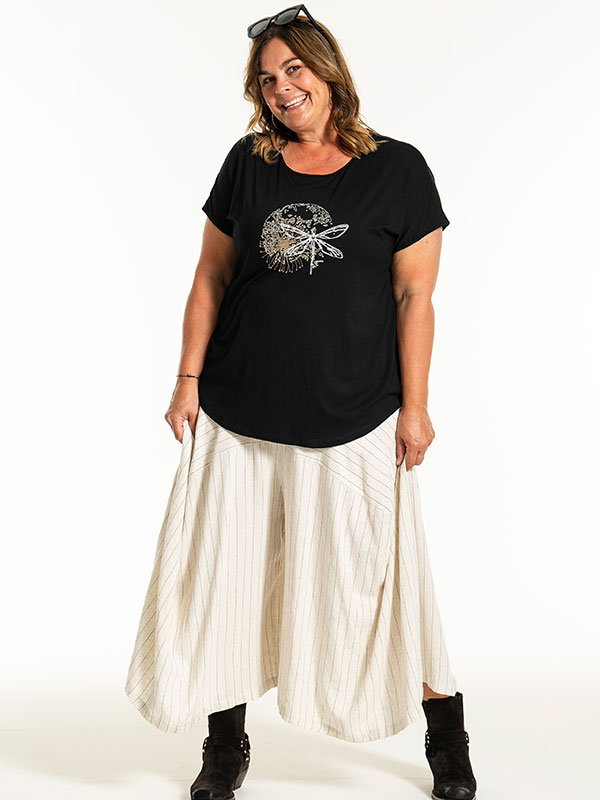 GITTE - Plus Size T-paita fra Gozzip