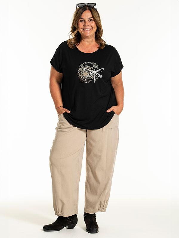 GITTE - Plus Size T-paita fra Gozzip