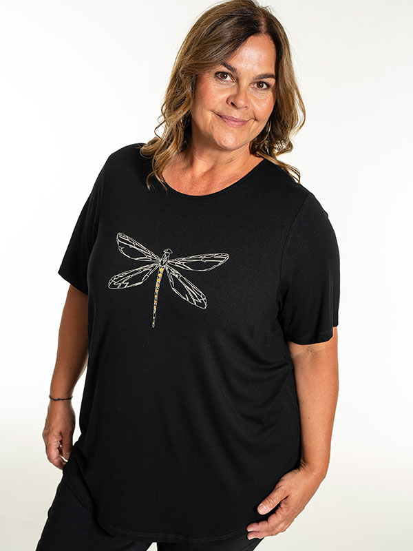 BIRKA - Plus Size T-paita fra Gozzip